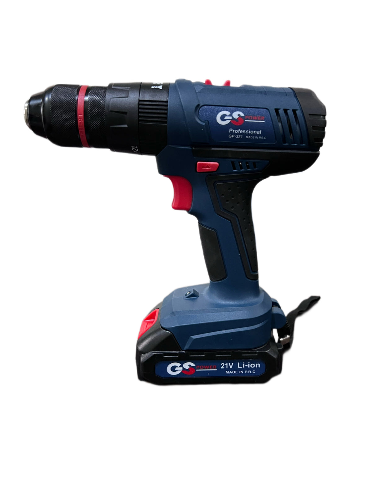 Gs Power Tools GS Power Cordless Impact Hammer Drill 13mm set with 2 x 21V Batteries ...