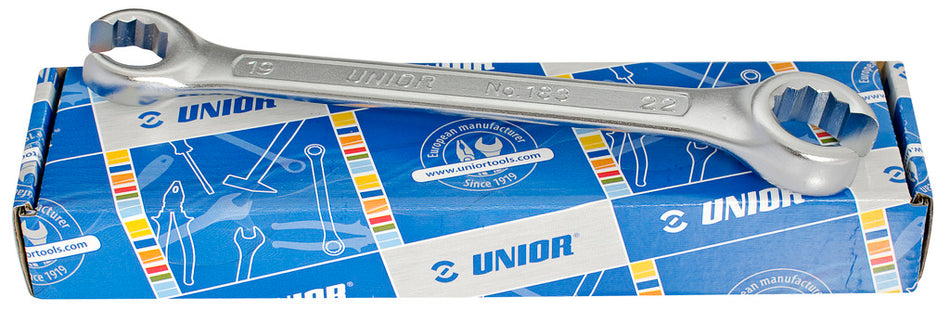 Unior Set of Offset Open Ring Wrenches