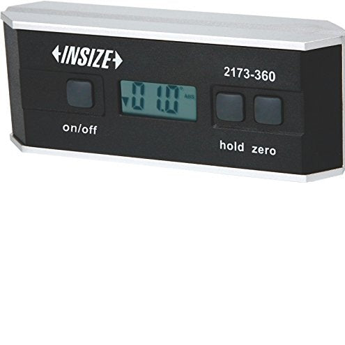 INSIZE 2173-360 Electronic Level and Protractor, IP54, 0 Degree - 360 Degree