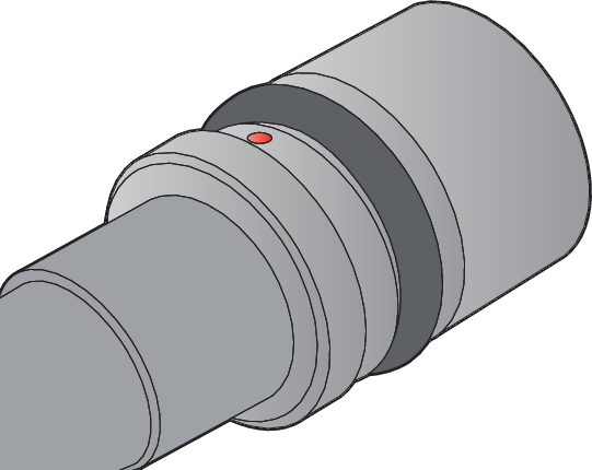 Unior Impact socket 1/2" long type, 6 point