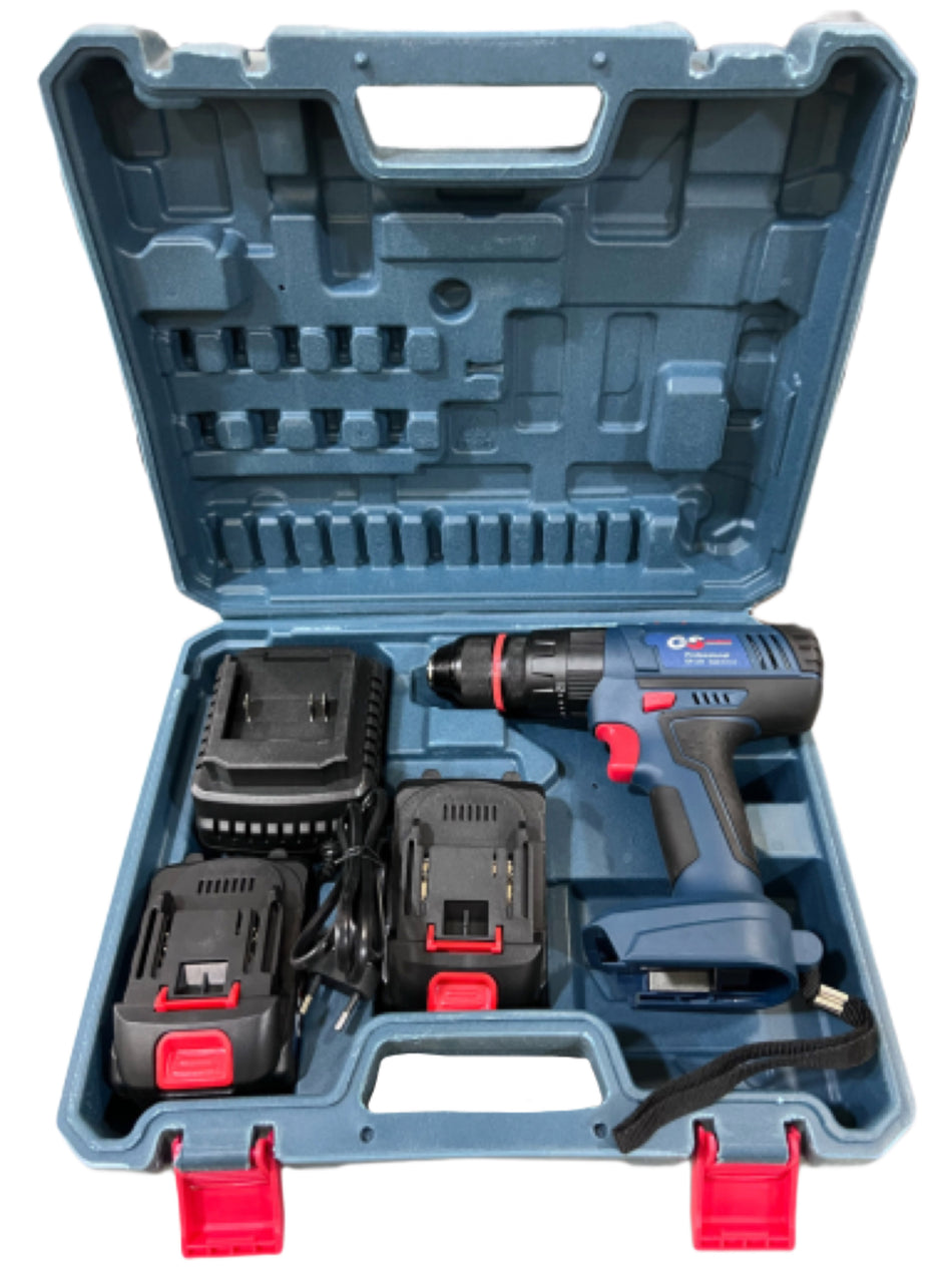 GS Power Cordless Impact Hammer Drill set with 2 x 21V Batteries