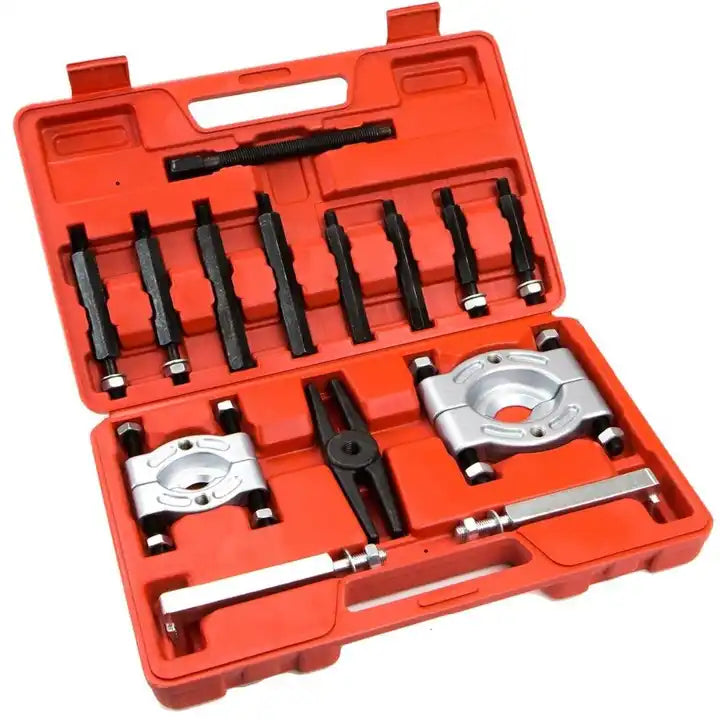 YZ Vehicle Tools 14 PCS Automotive Small Bearing Puller Gear Puller and seperator Tool Kit