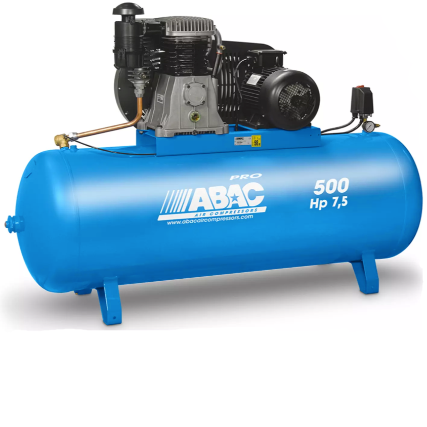 ABAC Air Compressor 500L, 7.5Hp, 3Ph