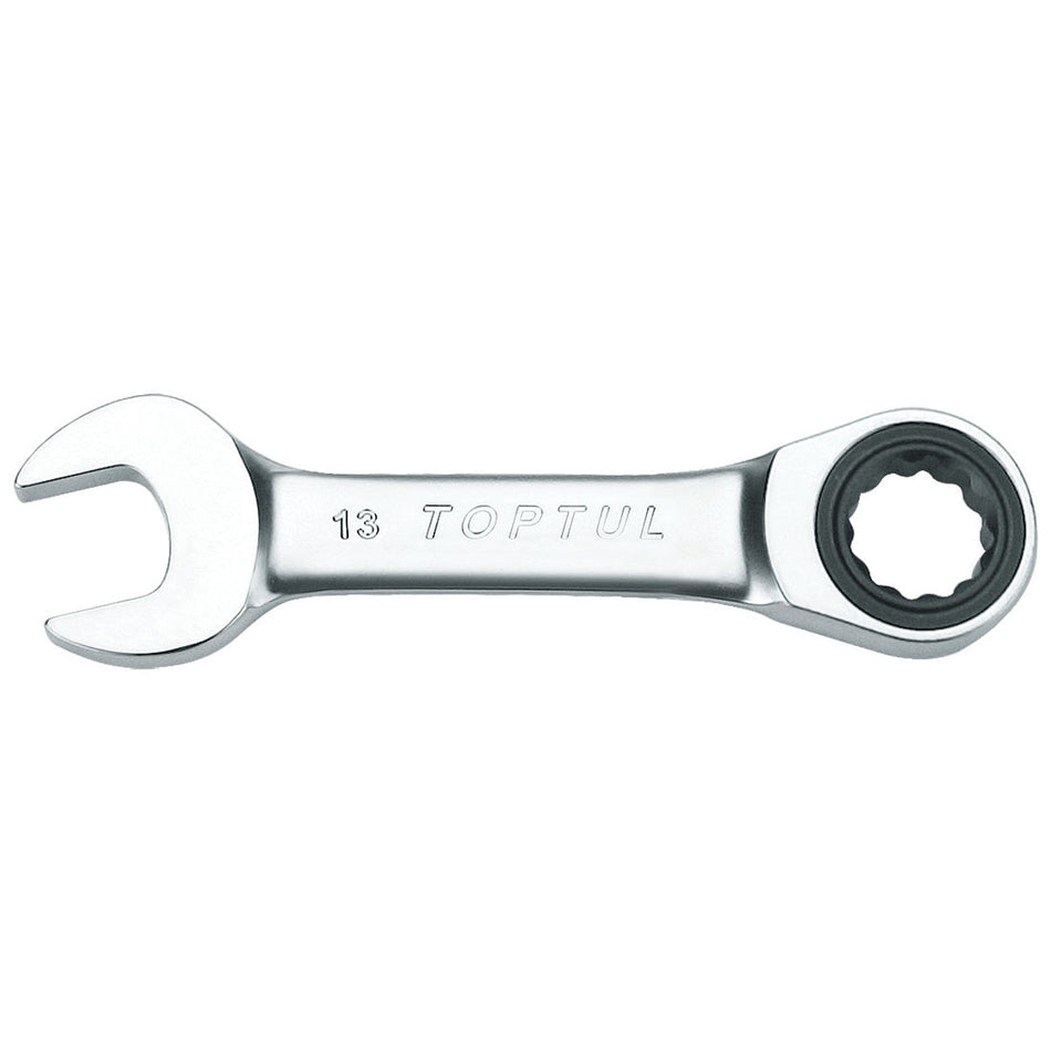 TOPTUL Toptul AOAB1616 Stubby Ratchet Combination Spanner 16mm